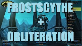 Bajheera  725 FROSTSCYTHE  OBLITERATION Frost DK PvP Spec BG  WoW Legion PvP [upl. by Eirod]