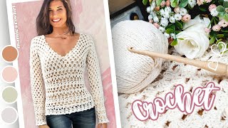 😍TOP MIRIEL LOOK CROCHET CHIC PRINTANIER TOUTES TAILLES GARANTIES 😍 𝐌𝐚𝐦𝐢𝐞𝐂𝐫𝐨𝐜𝐡𝐞𝐭 [upl. by Eekram]