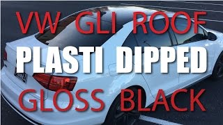 How to Plasti Dip the roof of your car [upl. by Ahon]