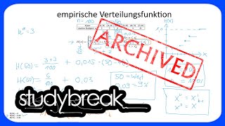 ARCHIVIERT Empirische Verteilungsfunktion  Deskriptive Statistik [upl. by Freddi728]