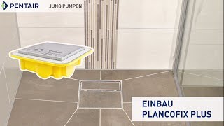 Nachträglicher Einbau einer bodengleichen Dusche im Altbau mit der Bodenablaufpumpe PLANCOFIX PLUS [upl. by Oletta]