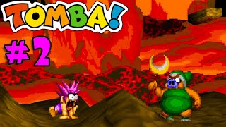 Tomba Gameplay 100 walkthrough part 2 PS1PSX [upl. by Yrelle]