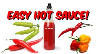 Easy Homemade Hot Sauce  Better than the Store [upl. by Enelaj677]