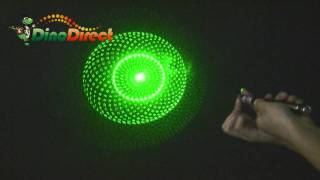 5in1 50mW 532nm Openback Starprojected Green Laser Pointer Pen 2 x AAA from Dinodirectcom [upl. by Leamsi]