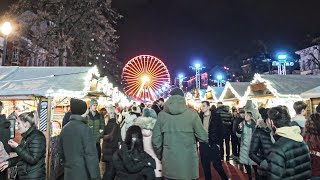 Brussels Christmas Markets 2023  Evening Walk in 4K  DJI Osmo Pocket 3 Winter Wonders [upl. by Shaddock]