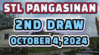 STL PANGASINAN RESULT TODAY 2ND DRAW OCTOBER 4 2024 5PM  FRIDAY [upl. by Alfonzo813]