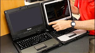 Getac K120 Vs Toughbook CF33  HandsOn Comparison [upl. by Yalhsa182]