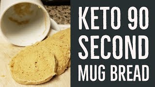 Keto 90 Second Mug Bread [upl. by Akitahs]