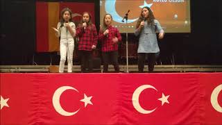 O Sen Olsan Bari  Aleyna Tilki  Minik Öğrencilerim Karaoke Versiyonu [upl. by Asiek]