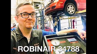 Technician Training Series How to use the Robinair 34788 Air Conditioning Recovery Machine [upl. by Hamner]