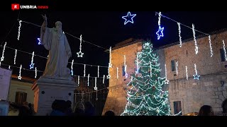 Valnerina Gusto  A Norcia la magia del Natale 2023 nei luoghi del tartufo UMBRIAnews [upl. by Sivehc]