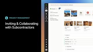 Inviting amp Collaborating with Subcontractors [upl. by Htebazileyram]