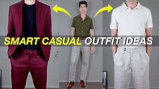 8 Smart Casual Outfit Ideas For Men [upl. by Blaire]