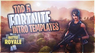 Top 5 Fortnite Intros FREE 3D2D Amazing Fortnite Intro Templates 1 Sony Vegas [upl. by Nonahs]