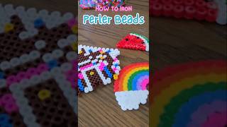 How To Iron Perler Beads for Classroom Projects perlerbeads [upl. by Repmek800]