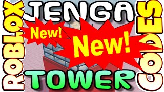 Jenga Tower Jenga Tower Roblox GAME ALL SECRET CODES ALL WORKING CODES [upl. by Ahsitak92]