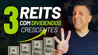 3 REITS para RECEBER DIVIDENDOS em DÃ“LAR CRESCENTESÂ Â FUNDOS IMOBILIÃRIOS AMERICANOS [upl. by Randene]