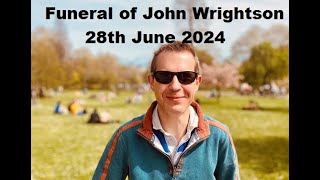 Funeral of John Wrightson 28th June 2024 [upl. by Naryb]