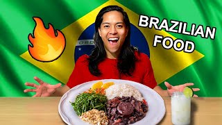 TRYING BRAZILIAN FOOD FOR THE FIRST TIME [upl. by Nytsirt102]