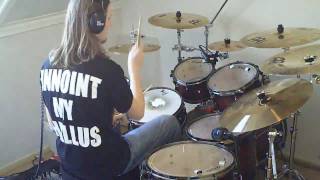 Cradle Of Filth  Her Ghost In The Fog Drum Cover [upl. by Renrut]