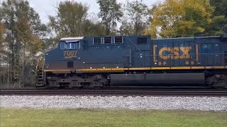 CSX 7007 Rollin’ Pass Through Selma NC [upl. by Yrrol]