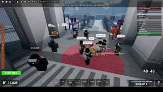 Guarding a Major General HMarvel as a RG Roblox Military Simulator [upl. by Ahsitan]