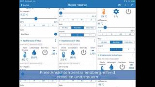 Smartha App  Freie Ansichten nach eigenen Vorlieben erstellen [upl. by Dewey546]