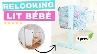 Relooking dun Lit Bébé en 4 étapes DIY [upl. by Arbrab]