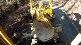 Motor Grader Ditch Cleaning [upl. by Eladnar]