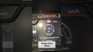 How To Reset The Oil Life 2019  2022 Ram 1500 To 100  Clear Oil Change Due Service Light [upl. by Telracs]