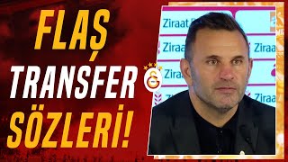 Okan Buruk quotTransferde Cuma Gününe Kadar Vaktimiz Varquot Galatasaray 42 Bandırmaspor [upl. by Yanarp]