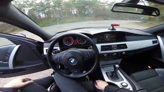 POV BMW 535D  E60  272 HP  BiTurbo  MSport  Ride [upl. by Dibri]