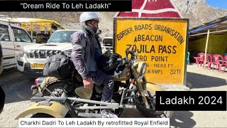 Leh Ladakh Oct 2024 by retrofitted Royal Enfield Episode 4 Srinagar To ZOJI LA ladakhtrip roadtrip [upl. by Nelluc261]