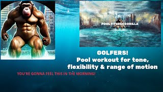 Pool workout for golfers Intro to my channel [upl. by Verdha529]