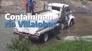 Contaminan río Villalobos con desechos de fosas sépticas [upl. by Cartwell]