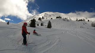 Powder Day Bliss OffPiste Adventure in Vercorins Stunning Landscape [upl. by Hassi]