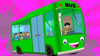 rodas no ônibus  rima para crianças  ônibus para crianças  Nursery Rhymes  Wheels On the Bus [upl. by Lydnek]