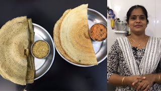 Two types of Crispy DosaiMilagu karuvapillai dosaiThinai DosaCurry leaves Milagai Podi [upl. by Dlanor316]