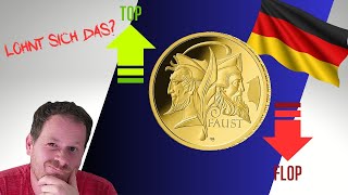 100 Euro Gold Faust  Lohnt sich der kauf der neuen Deutschen Goldmünze [upl. by Rramahs]