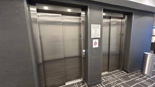 Schindler 3300 MRL Traction Elevators At The TownePlace Suites Cincinnati Airport South In Florence [upl. by Llerraj]