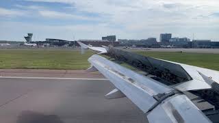 TAKE OFF amp LANDING FINNAIR PALMA DE MALLORCA to HELSINKI AIRBUS A320214  VIAJAR AUDIOVISOR [upl. by Nioe]