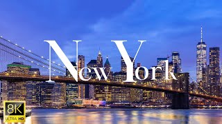 New york 8k video ultra hd  new york documentry  8k new york [upl. by Eycats]