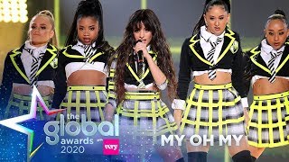 Camila Cabello  My Oh My Live at The Global Awards 2020  Capital [upl. by Ltsyrk610]