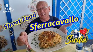 Sreet Food Sferracavallo  Palermo  Sicilia [upl. by Aurie]