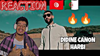 Didine Canon 16  HARBI 🔥🔥🇹🇳🇩🇿REACTION🇹🇳🇩🇿🔥🔥 [upl. by Faunie]