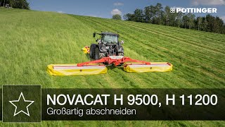 NOVACAT H 9500 H 11200 Mähkombinationen – Highlights  PÖTTINGER [upl. by Rez494]