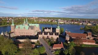 Drone Footage of Frederiksborg Castle  HD 1080p [upl. by Elden]