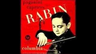 Michael Rabin  The early years  Paganini Caprices Nr5 [upl. by Elaen448]