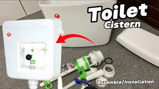 How to Remove and Install High Level Toilet Cistern at Home  Toilet Water Tank Replacement [upl. by Lael795]