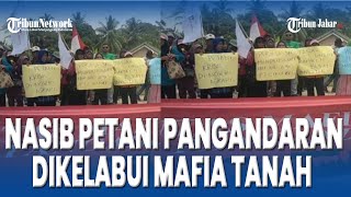 Petani Pangandaran Geram Atas Mafia Tanah Saat Demo di Kantor BPN Pangandaran [upl. by Eelasor]